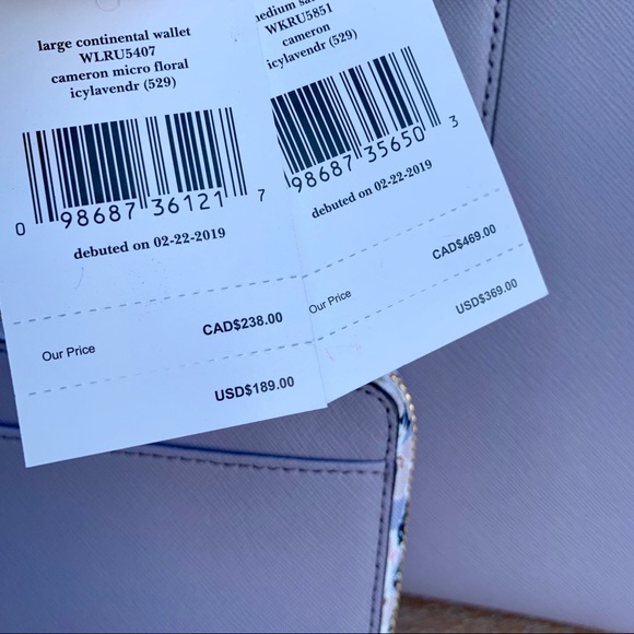 Kate Spade Medium Cameron Leather Satchel /Wallet - Picture 6 of 8